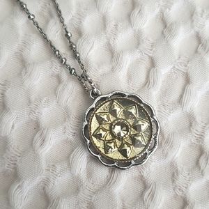 Lia Sophia silver pendant necklace